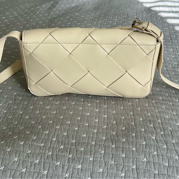Rachel Zoe Cream Quilted Shoulder Bag - Picture 4 of 9